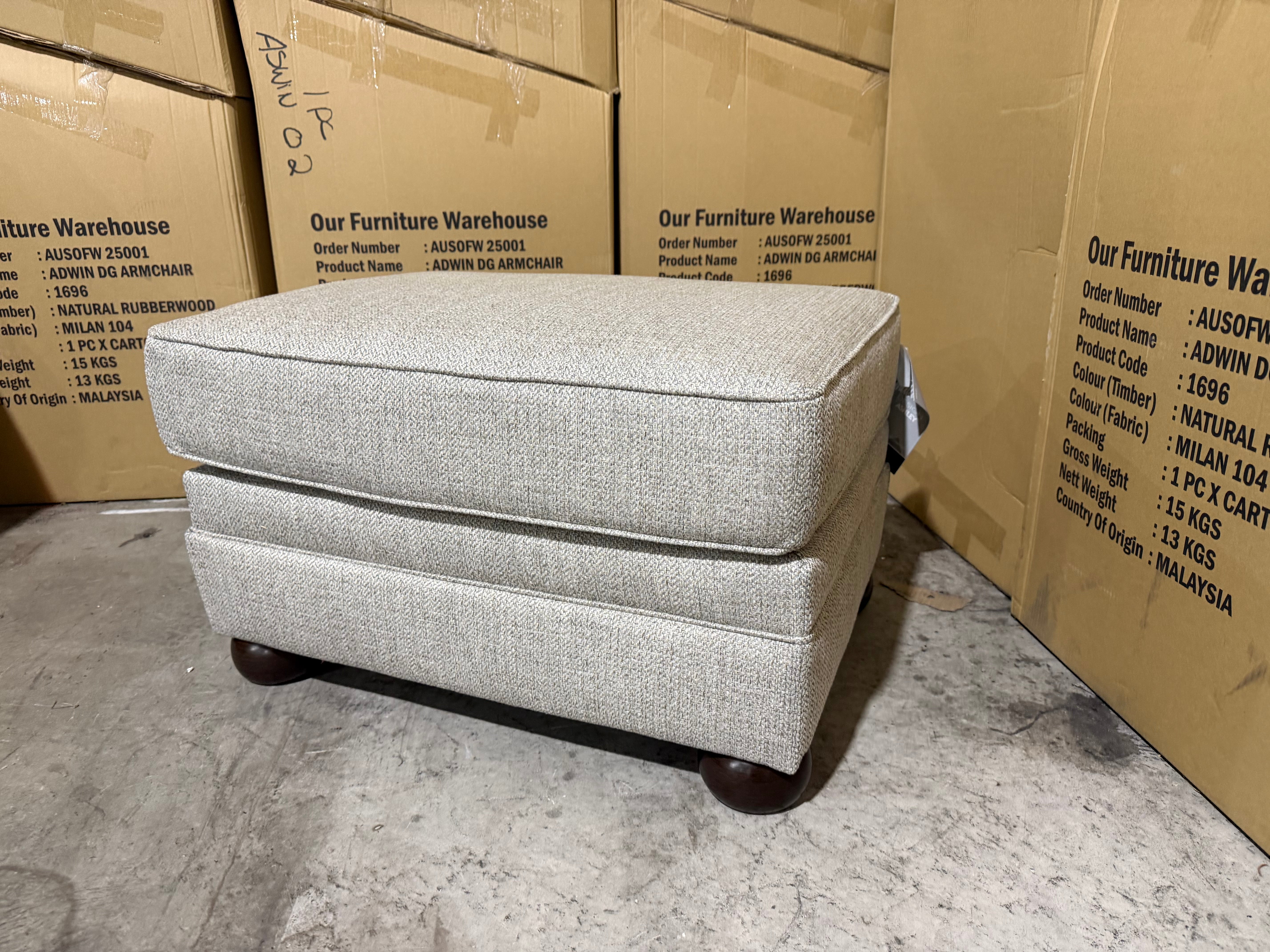 Regent Ottoman In Beige