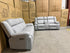 Kenso 3+2 Dual Recliners In Rhino Suede Fifty Shades