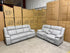 Kenso 3+2 Dual Recliners In Rhino Suede Fifty Shades