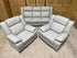 Kenso 3+1+1 Dual Recliners In Rhino Suede Fifty Shades