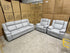Kenso 3+1+1 Dual Recliners In Rhino Suede Fifty Shades