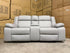 Kenso 3+2 Dual Recliners In Rhino Suede Fifty Shades