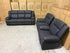 Kenso 3+1+1 Dual Recliners In Rhino Suede Black