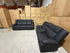 Kenso 3+2 Dual Recliners In Rhino Suede Black