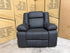 Kenso 2+1+1 Dual Recliners In Rhino Suede Black