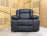 Kenso 3+1+1 Dual Recliners In Rhino Suede Black
