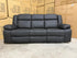 Kenso 3+2+1 Dual Recliners In Rhino Suede Black