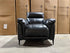 Oasis Single Recliner Leather Match (BLACK)