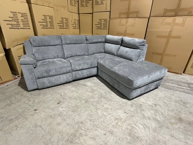Sloane RHF chaise lounge with power recliner Licorice