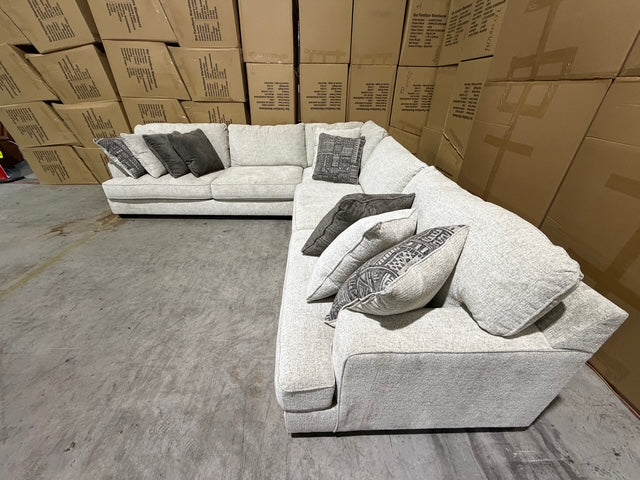 Cyprus 3pce Corner Lounge Inc 10 Scatter Cushions
