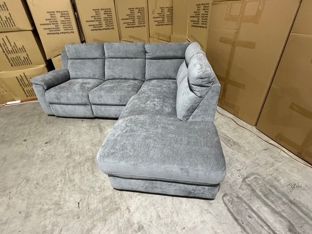 Sloane RHF chaise lounge with power recliner Licorice