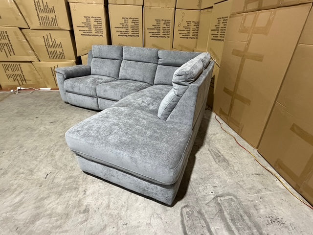 Sloane RHF chaise lounge with power recliner Licorice