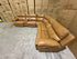 Modena Modular Lounge with 3x Electric recliners Tan leather match