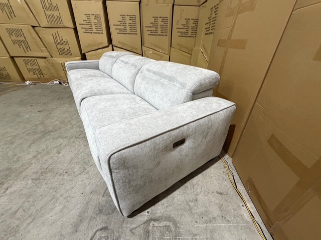 Watford oversize 3 seater with electric recliners Light Grey