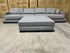 Prince 4 Seater Lounge & Ottoman Fifty Shades Colour