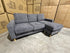 Senna 3 seater Lounge with Reversible chaise + Sofa Bed Dark Grey