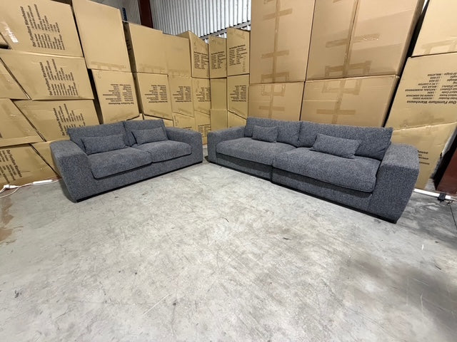 Marcell 4 & 2 Seater Lounge Package Graphite