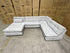 Luxor Modular Reversible Chaise Lounge Light Grey