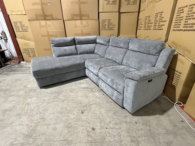 Sloane LHF Chaise Lounge with power recliner Licorice