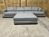 Prince 4 Seater Lounge & Ottoman Fifty Shades Colour