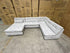 Luxor Modular Reversible Chaise Lounge Light Grey