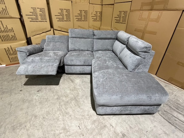 Sloane RHF chaise lounge with power recliner Licorice