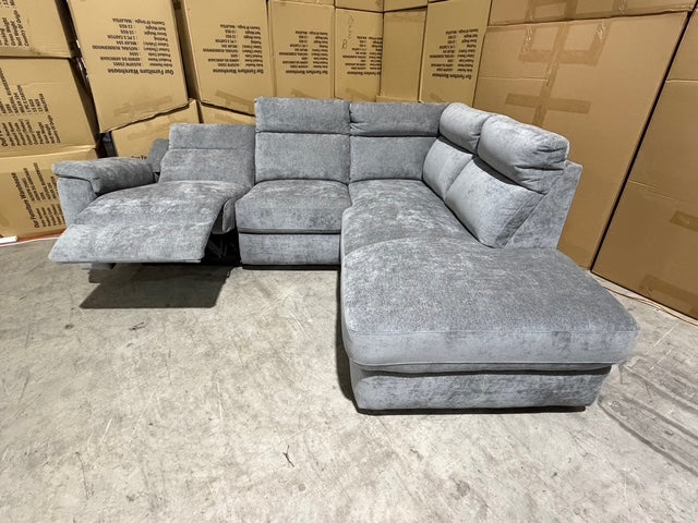 Sloane RHF chaise lounge with power recliner Licorice