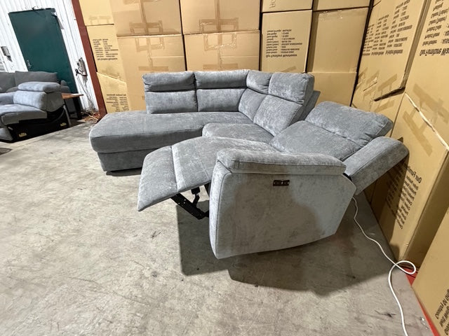 Sloane LHF Chaise Lounge with power recliner Licorice