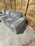 Willow LHF chaise Lounge in grey super cord