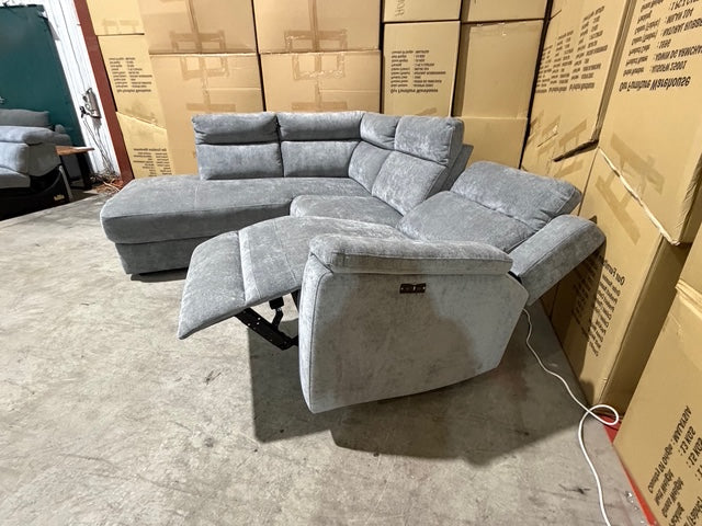 Sloane LHF Chaise Lounge with power recliner Licorice