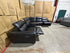 Arlo 6 Piece Modular Lounge dual motor recliners in black