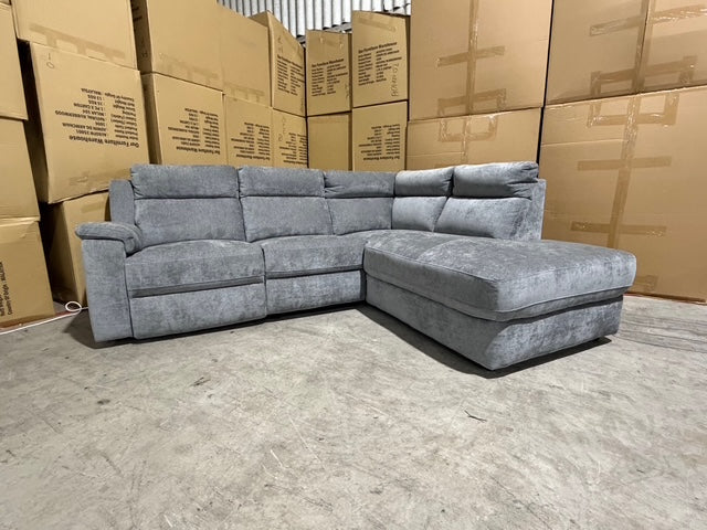 Sloane RHF chaise lounge with power recliner Licorice