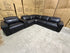Arlo 6 Piece Modular Lounge dual motor recliners in black