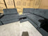 Woofer 6pce Modular lounge with dog/cat seat in Grey
