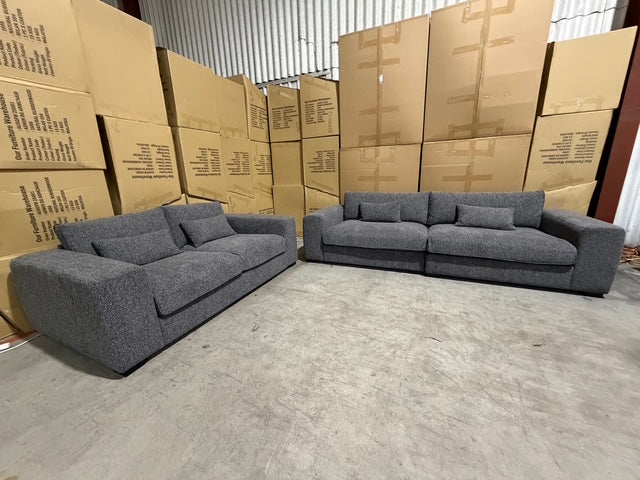Marcell 4 & 2 Seater Lounge Package Graphite