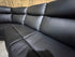 Nikki 6 PCE modular lounge with 2x inbuilt electric recliners in Black