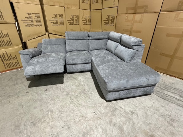 Sloane RHF chaise lounge with power recliner Licorice