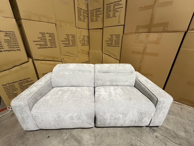 Watford 2 seater with electric recliners Light Grey