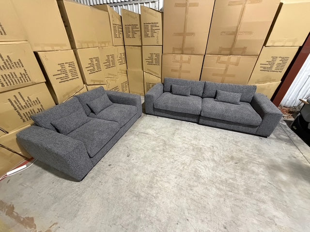 Marcell 4 & 2 Seater Lounge Package Graphite