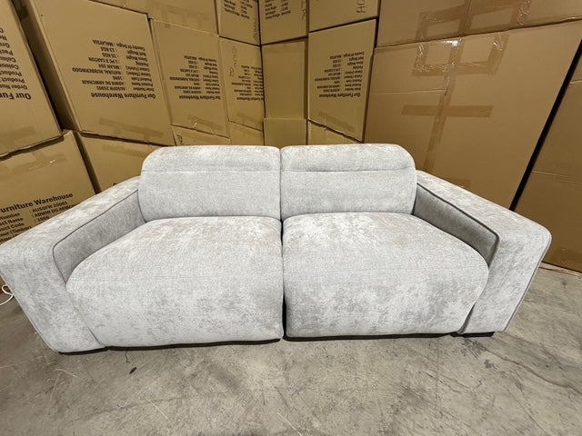 Watford 2 seater with electric recliners Light Grey