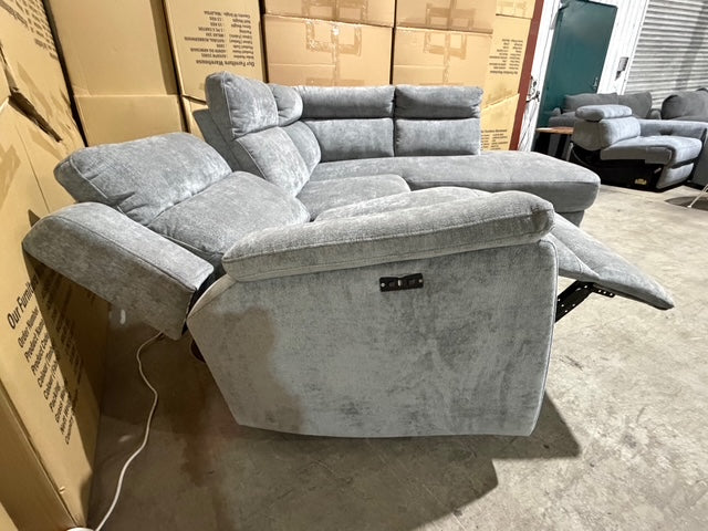 Sloane RHF chaise lounge with power recliner Licorice