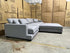 Prince 4 Seater Lounge & Ottoman Fifty Shades Colour