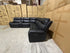 Nikki 6 PCE modular lounge with 2x inbuilt electric recliners in Black