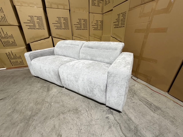 Watford 2 seater with electric recliners Light Grey