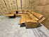 Modena Modular Lounge with 3x Electric recliners Tan leather match
