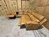 Modena Modular Lounge with 3x Electric recliners Tan leather match