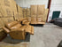 Modena Modular Lounge with 3x Electric recliners Tan leather match