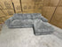 Willow RHF chaise lounge in grey Super Cord