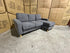 Senna 3 seater Lounge with Reversible chaise + Sofa Bed Dark Grey