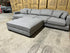 Prince 4 Seater Lounge & Ottoman Fifty Shades Colour